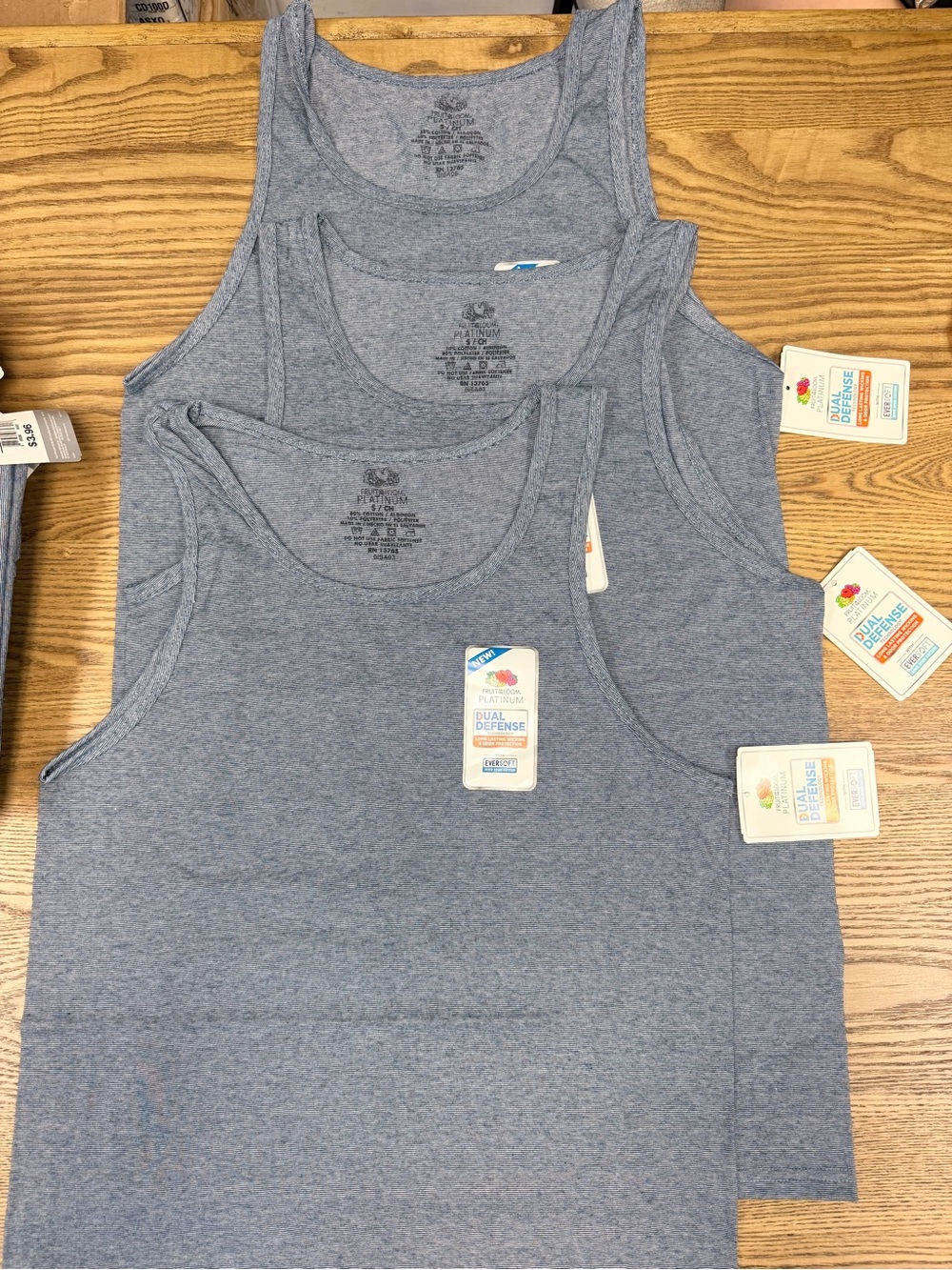 Men’s unisex  Gray Tank Top - 3-Pack